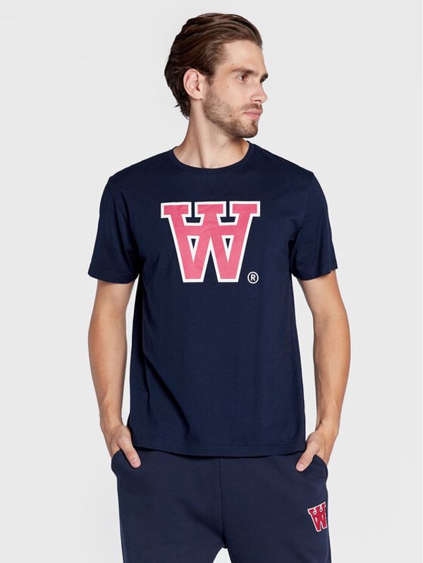 Wood Wood Wood Wood Тишърт Ace 10235703-2222 Тъмносин Standard Fit