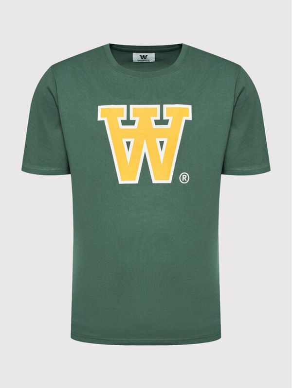 Wood Wood Wood Wood Тишърт Ace 10235703-2222 Зелен Regular Fit