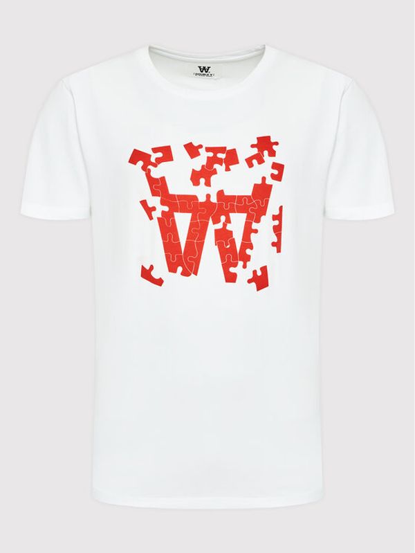 Wood Wood Wood Wood Тишърт Ace Puzzle 10295703-2222 Бял Regular Fit