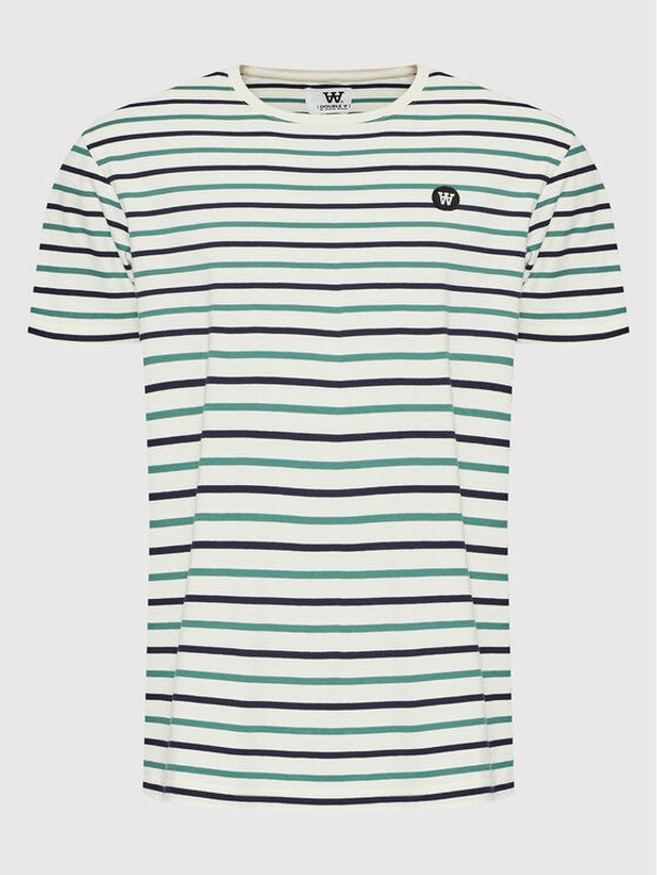 Wood Wood Wood Wood Тишърт Ace Stripe 10285704-2222 Бежов Regular Fit
