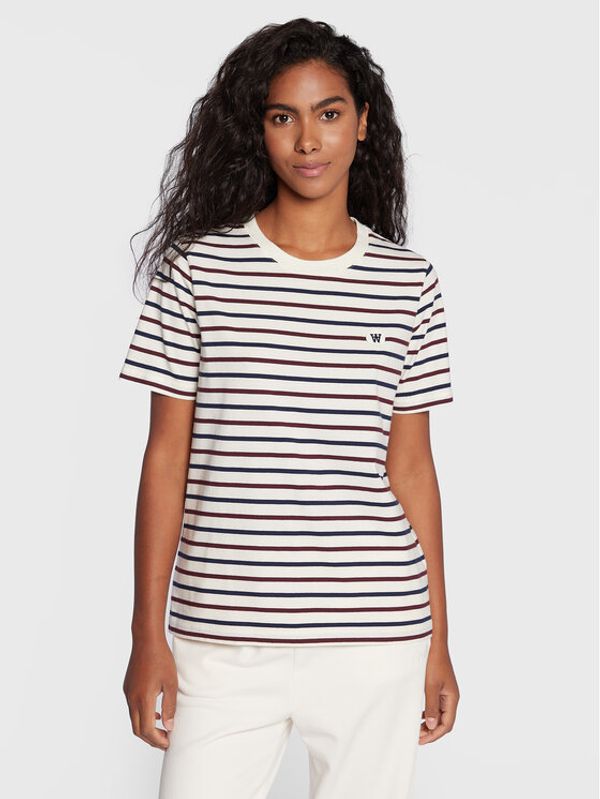 Wood Wood Wood Wood Тишърт Mia 10232504-2222 Бял Regular Fit