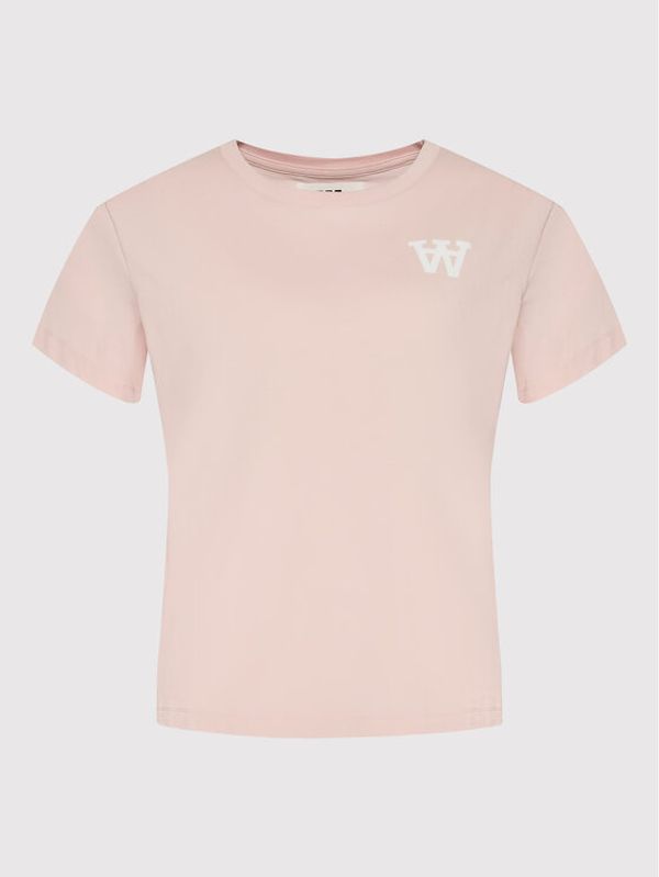 Wood Wood Wood Wood Тишърт Mia 10292502-2222 Розов Regular Fit