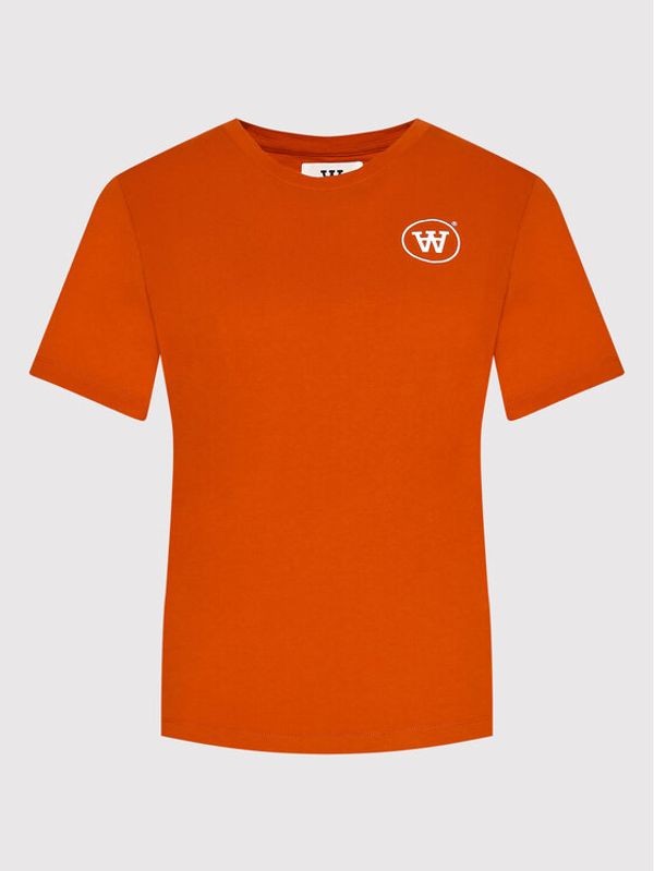 Wood Wood Wood Wood Тишърт Mia Circle 10292501-2222 Червен Regular Fit