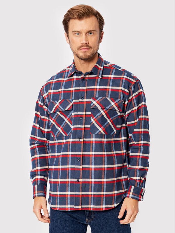 Woodbird Woodbird Риза Stoll Mathil 2236-713 Тъмносин Regular Fit