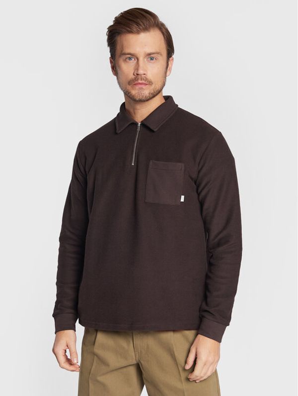 Woodbird Woodbird Суитшърт Alter 2246-609 Кафяв Regular Fit