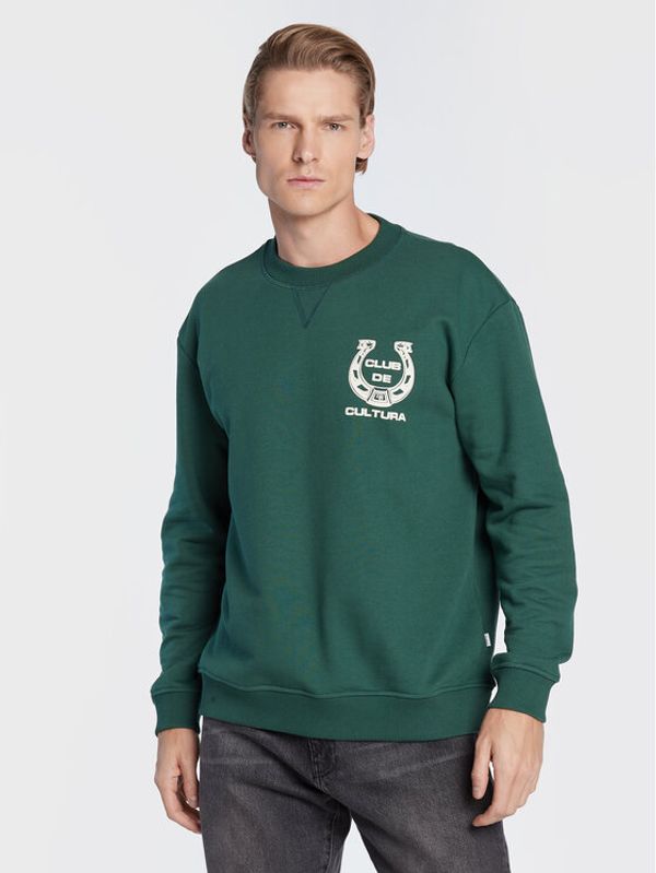 Woodbird Woodbird Суитшърт Cane Emblem 2246-601 Зелен Regular Fit