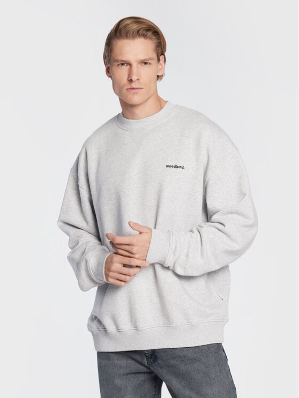 Woodbird Woodbird Суитшърт Cope Base 2246-602 Сив Boxy Fit