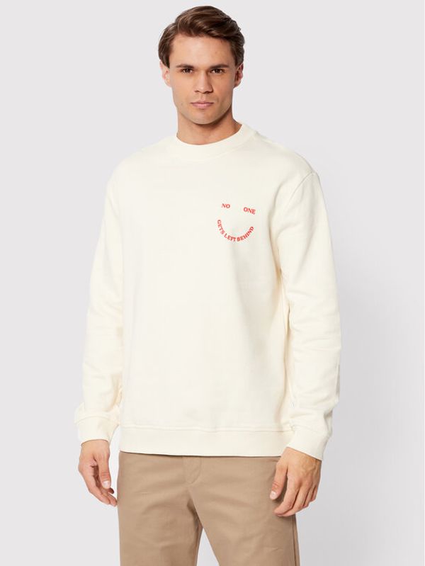 Woodbird Woodbird Суитшърт Hace Never Crew 2236-613 Бежов Regular Fit