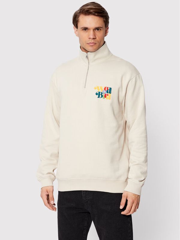 Woodbird Woodbird Суитшърт Lass Wirl 2236-608 Бежов Regular Fit