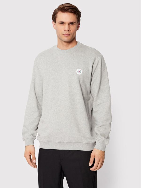 Woodbird Woodbird Суитшърт Our Braxy Patch 2000-600 Сив Regular Fit