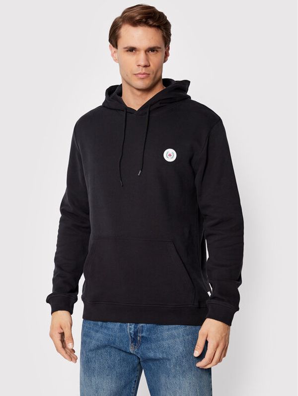 Woodbird Woodbird Суитшърт Our Shaxy Patch 2000-602 Черен Regular Fit