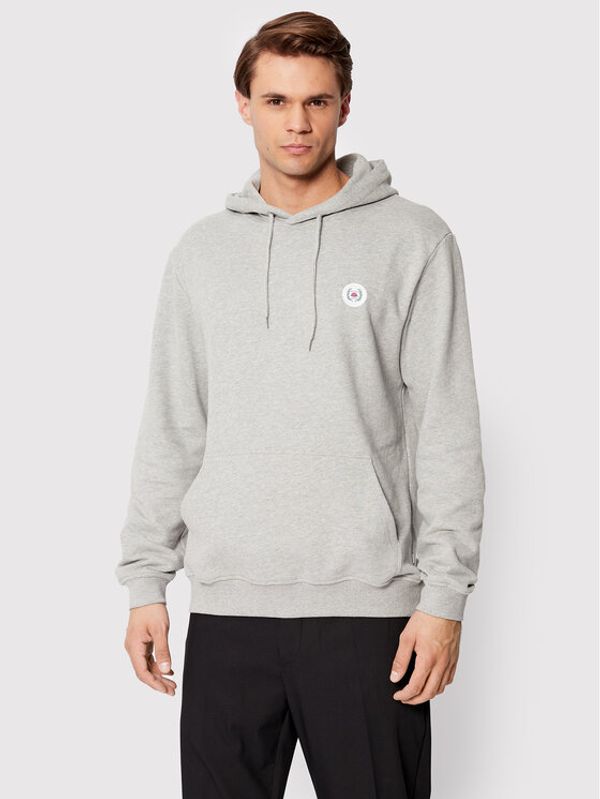 Woodbird Woodbird Суитшърт Our Shaxy Patch 2000-602 Сив Regular Fit