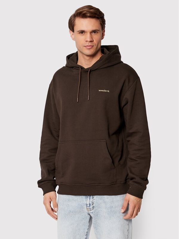 Woodbird Woodbird Суитшърт Pacs Sports 2236-600 Кафяв Regular Fit