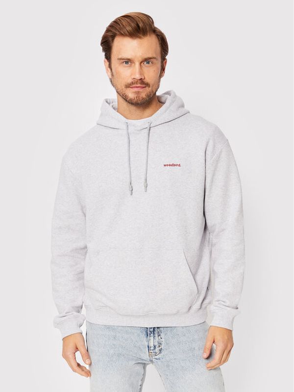 Woodbird Woodbird Суитшърт Pacs Sports 2236-601 Сив Regular Fit