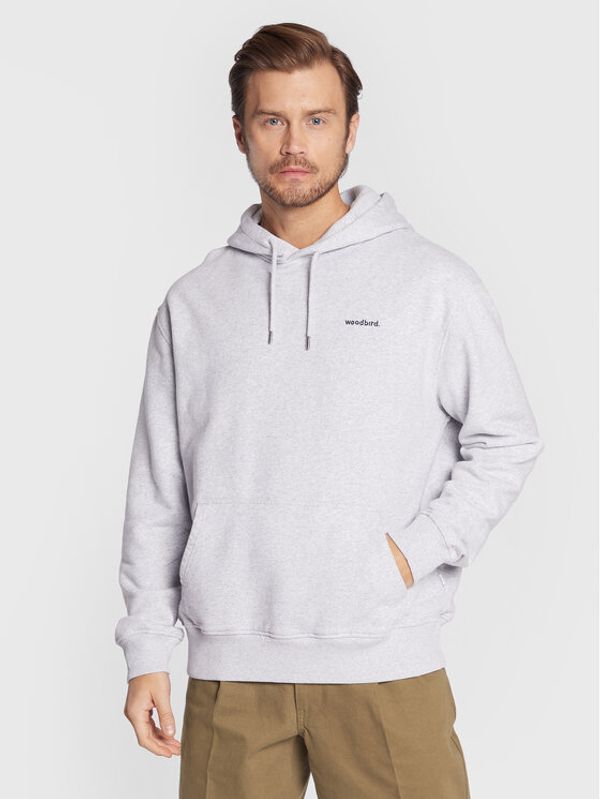 Woodbird Woodbird Суитшърт Pope Club 2246-605 Сив Relaxed Fit