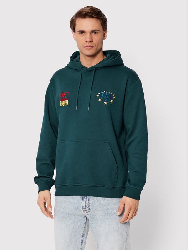 Woodbird Woodbird Суитшърт Pope Double 2236-609 Син Regular Fit