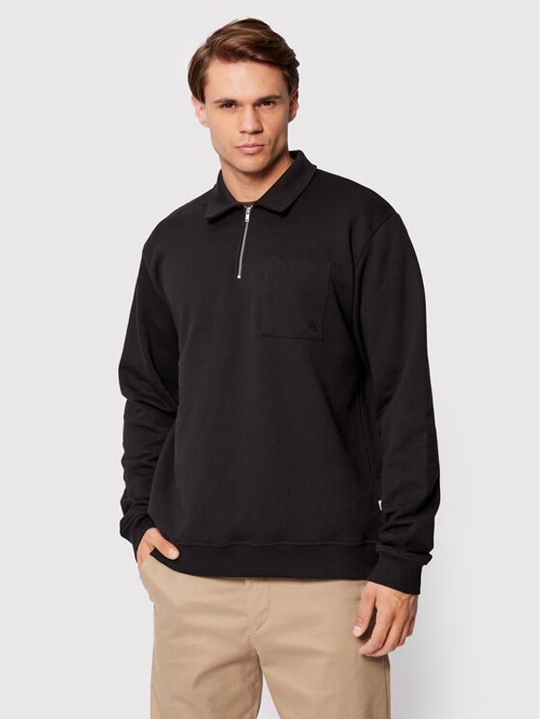 Woodbird Woodbird Суитшърт Retla Polo Sweat 2236-605 Черен Regular Fit