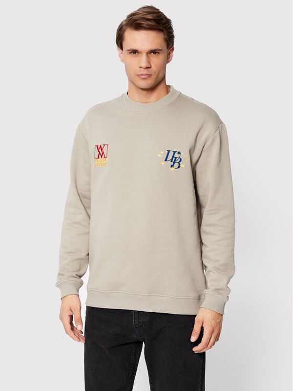 Woodbird Woodbird Суитшърт Robe Double Crew 2236-603 Сив Regular Fit