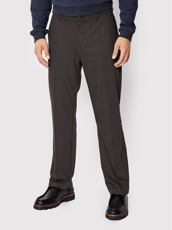 Woodbird Woodbird Текстилни панталони Eik 2116-206 Сив Regular Fit