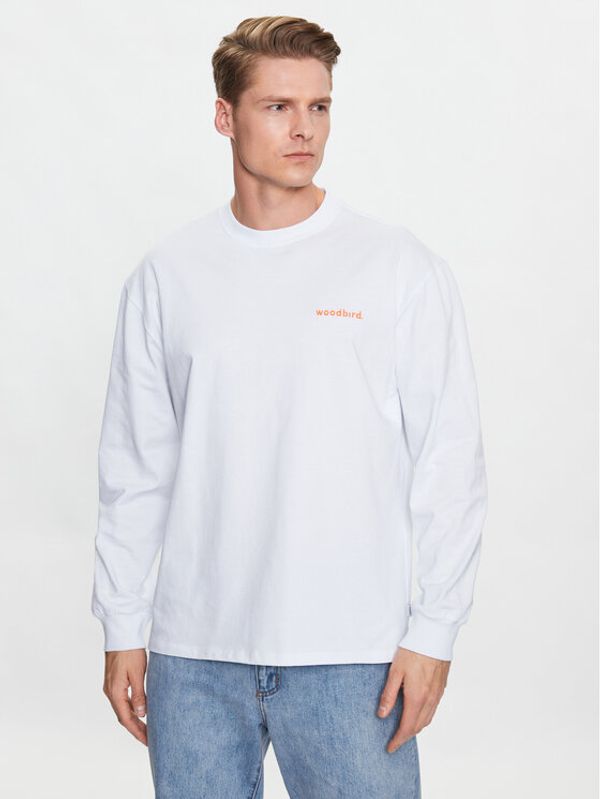 Woodbird Woodbird Тениска с дълъг ръкав Hanes Family 2316-418 Син Regular Fit