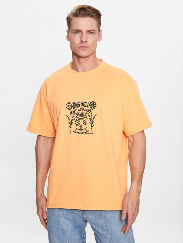 Woodbird Woodbird Тишърт Baine Family 2316-407 Оранжев Regular Fit