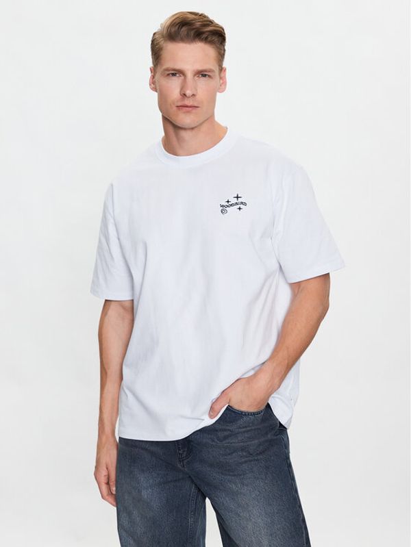Woodbird Woodbird Тишърт Baine Wish 2316-402 Бял Regular Fit