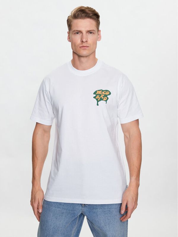 Woodbird Woodbird Тишърт Kaleb Oase 2316-401 Бял Regular Fit
