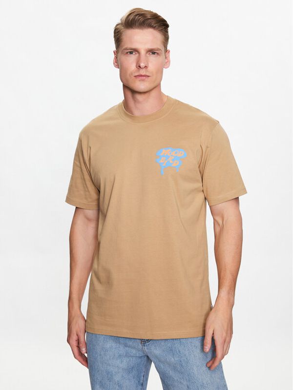 Woodbird Woodbird Тишърт Kaleb Oase 2316-401 Кафяв Regular Fit
