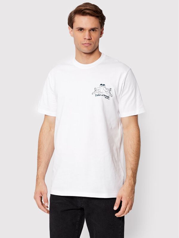 Woodbird Woodbird Тишърт Yuri Break 2236-410 Бял Regular Fit