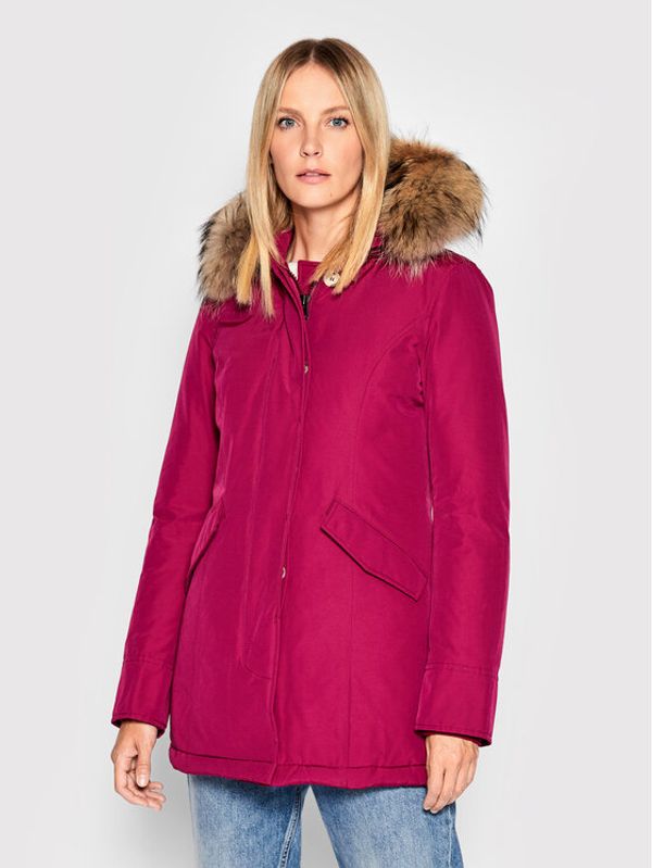Woolrich Woolrich Пухено яке Arctic Raccoon CFWWOU0538FRUT0001 Розов Regular Fit