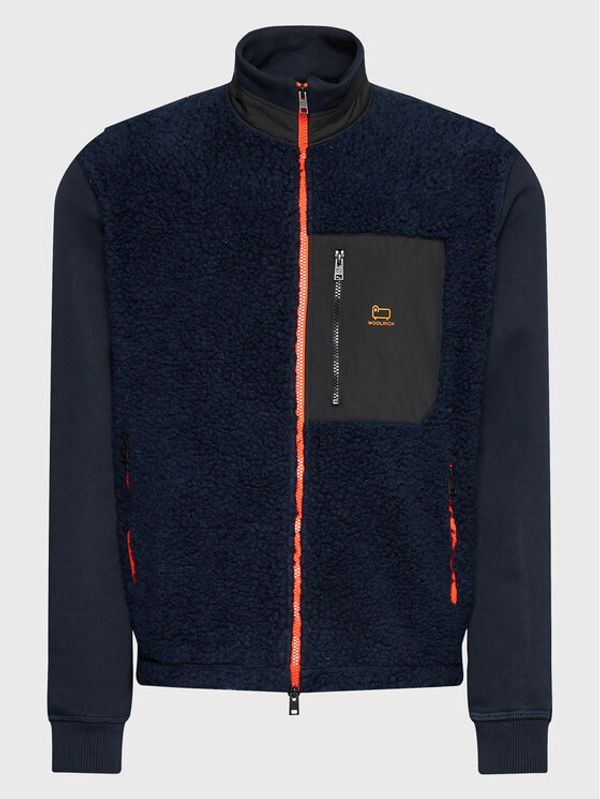 Woolrich Woolrich Суитшърт Curly CFWOSW0144MRUT3127 Тъмносин Regular Fit