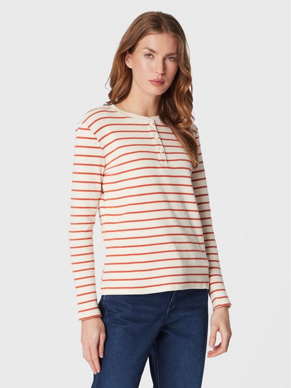 Wrangler Wrangler Блуза Henley Waffle Baby W7R5DAA 23112321141 Екрю Regular Fit