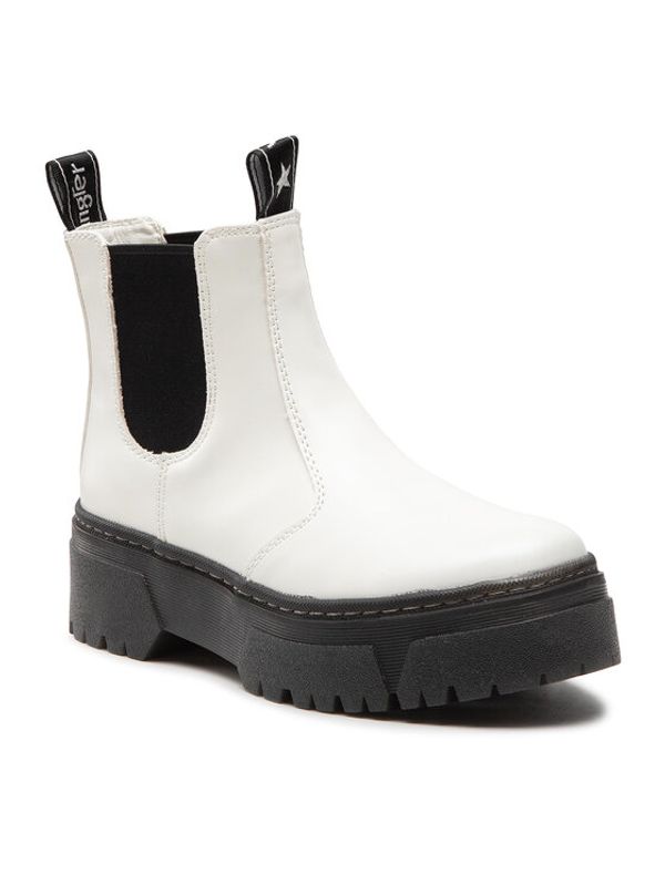 Wrangler Wrangler Боти тип челси Piccadilly Chelsea WL22581A Бял