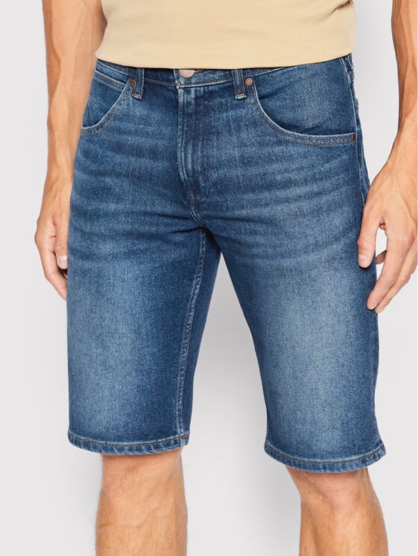 Wrangler Wrangler Дънкови шорти Colton W15VYL31Q Син Regular Fit