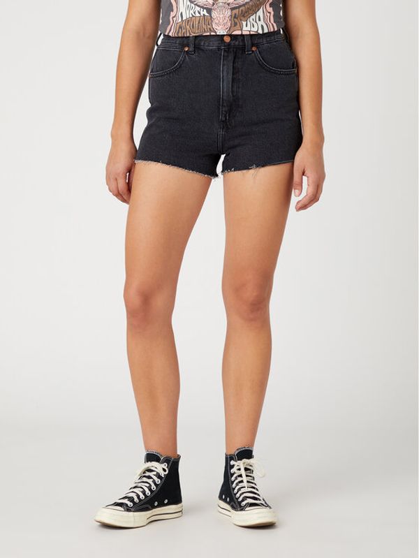 Wrangler Wrangler Дънкови шорти Festival W25JEB29O 112332440 Черен Regular Fit