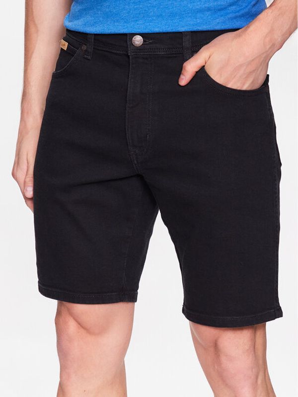 Wrangler Wrangler Дънкови шорти Texas W11CBYZ45 112337505 Черен Regular Fit