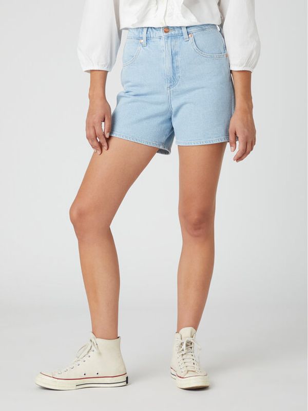 Wrangler Wrangler Дънкови шорти W25H3832W 112332447 Син Regular Fit