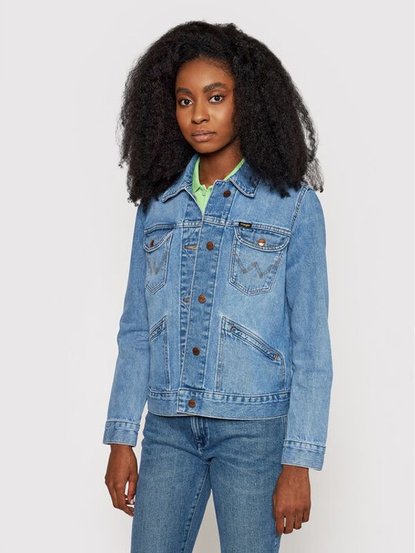 Wrangler Wrangler Дънково яке 124WJ W4WJUG24L Тъмносин Regular Fit