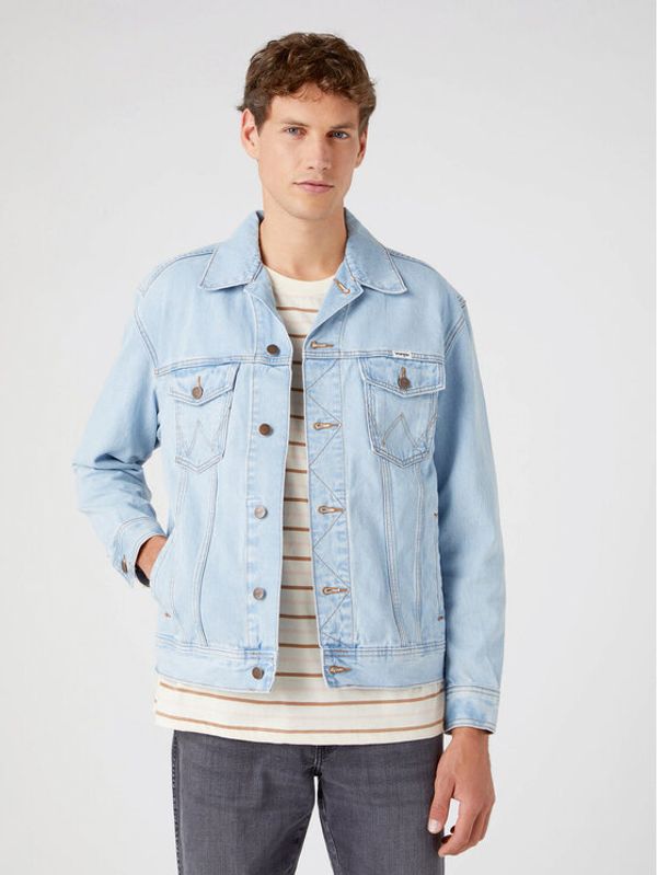 Wrangler Wrangler Дънково яке Anti Fit W45973Y94 112330848 Син Regular Fit