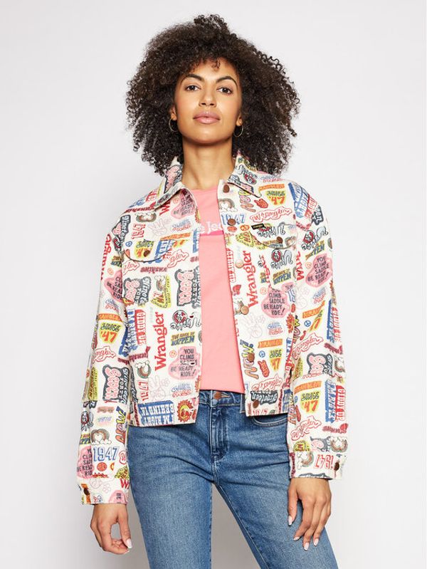 Wrangler Wrangler Дънково яке Western Utility W427E429A Цветен Regular Fit