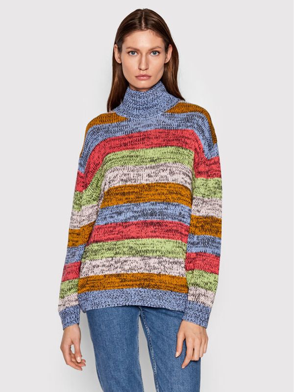 Wrangler Wrangler Поло Rainbow Knit W8P3PVXWG Цветен Relaxed Fit