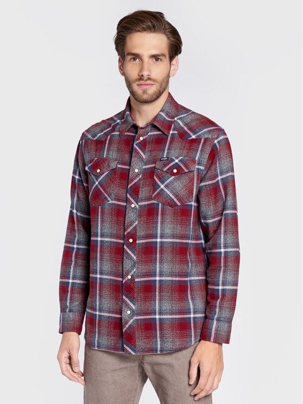 Wrangler Wrangler Риза Heritage W5D1LAXRO Червен Regular Fit