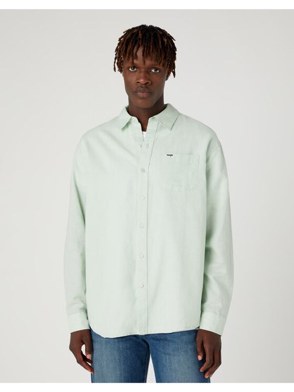 Wrangler Wrangler Риза W5D6LOX6U Електриков Relaxed Fit
