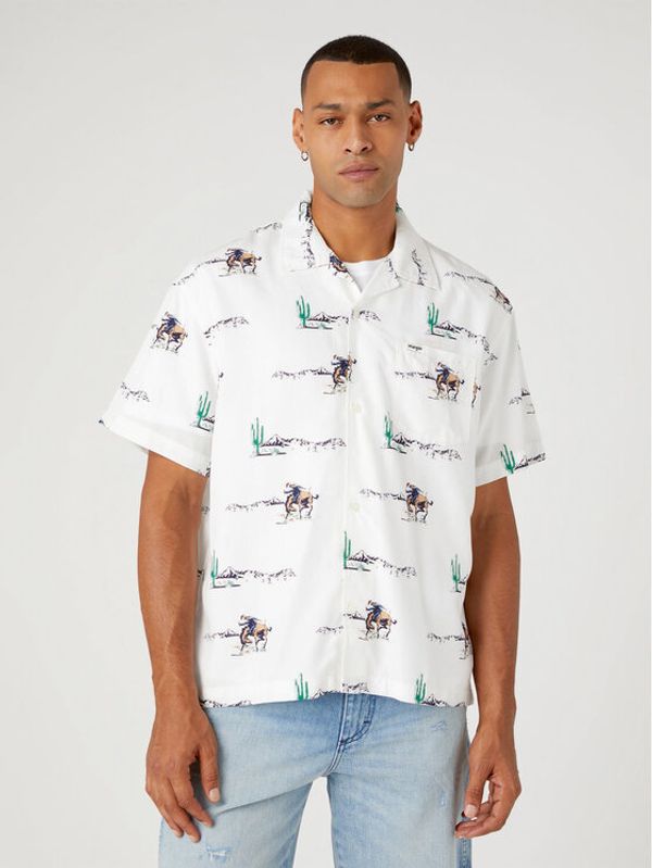 Wrangler Wrangler Риза W5D8TWW04 112334266 Бял Regular Fit