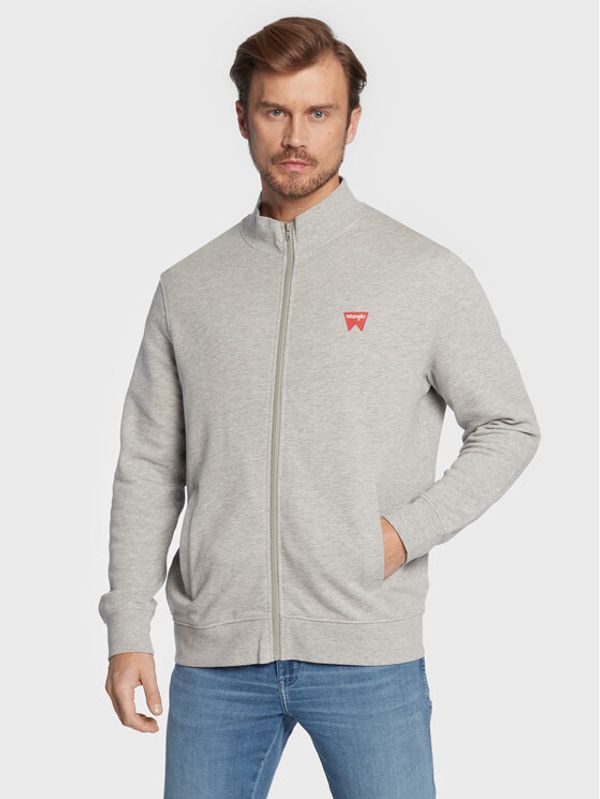 Wrangler Wrangler Суитшърт Funnel W663HAX37 112320239 Сив Regular Fit