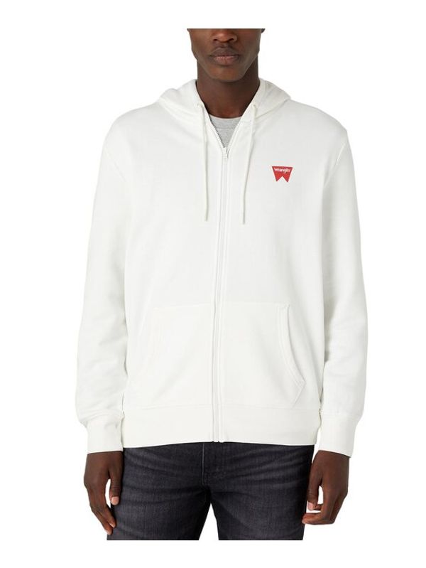 Wrangler Wrangler Суитшърт W664HAW02 Бял Regular Fit