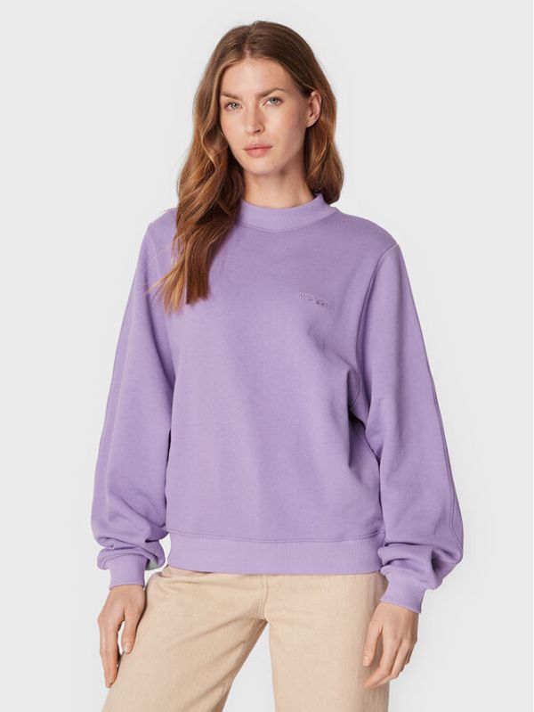 Wrangler Wrangler Суитшърт W6Q2FAP54 112321486 Виолетов Loose Fit