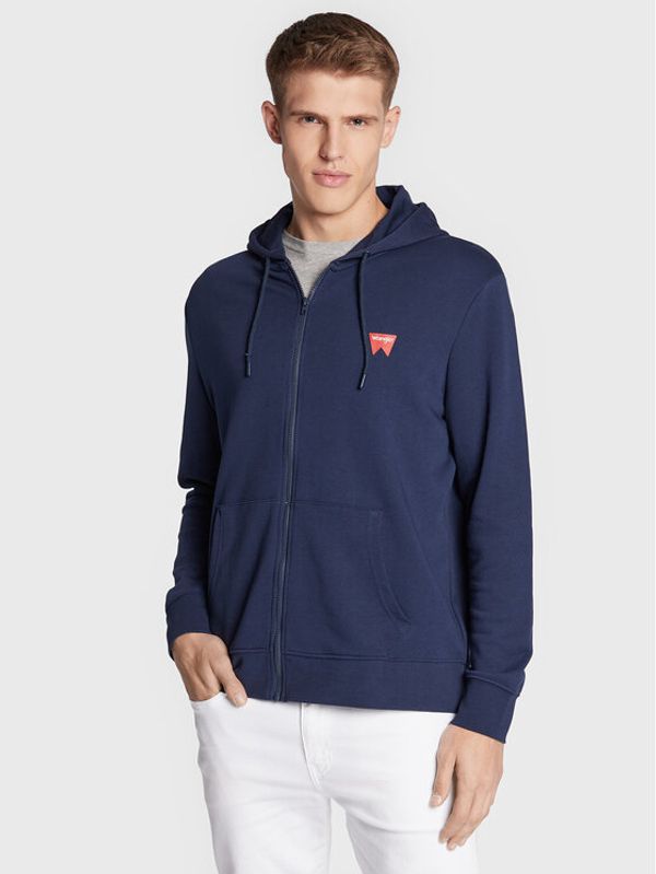 Wrangler Wrangler Суитшърт Zip Thru W664HA114 112320253 Тъмносин Regular Fit