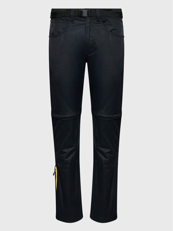 Wrangler Wrangler Текстилни панталони WA1SBM100 Черен Regular Fit