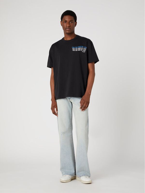 Wrangler Wrangler Тишърт W70NEEXVD 112330895 Черен Regular Fit